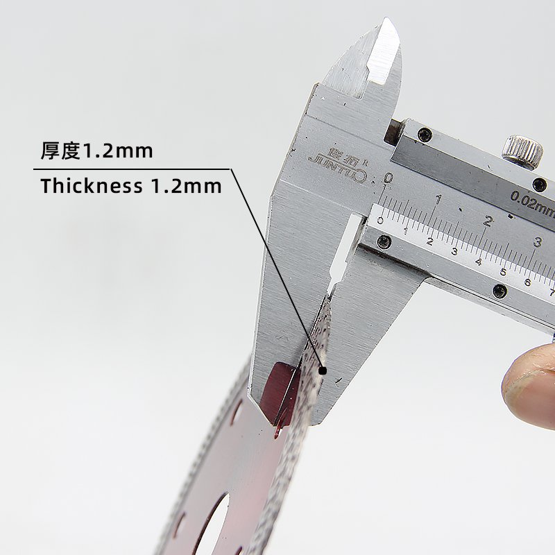 105mm透明红色K波纹陶瓷锯片
