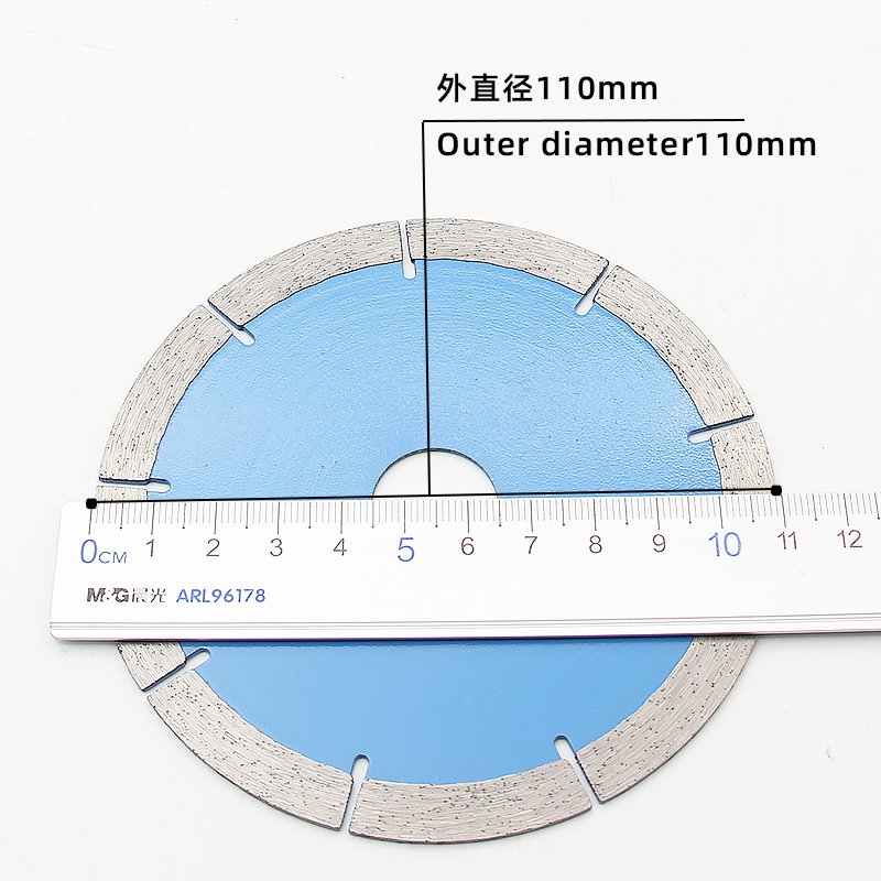 110mm U齿石材瓷砖倒角锯片