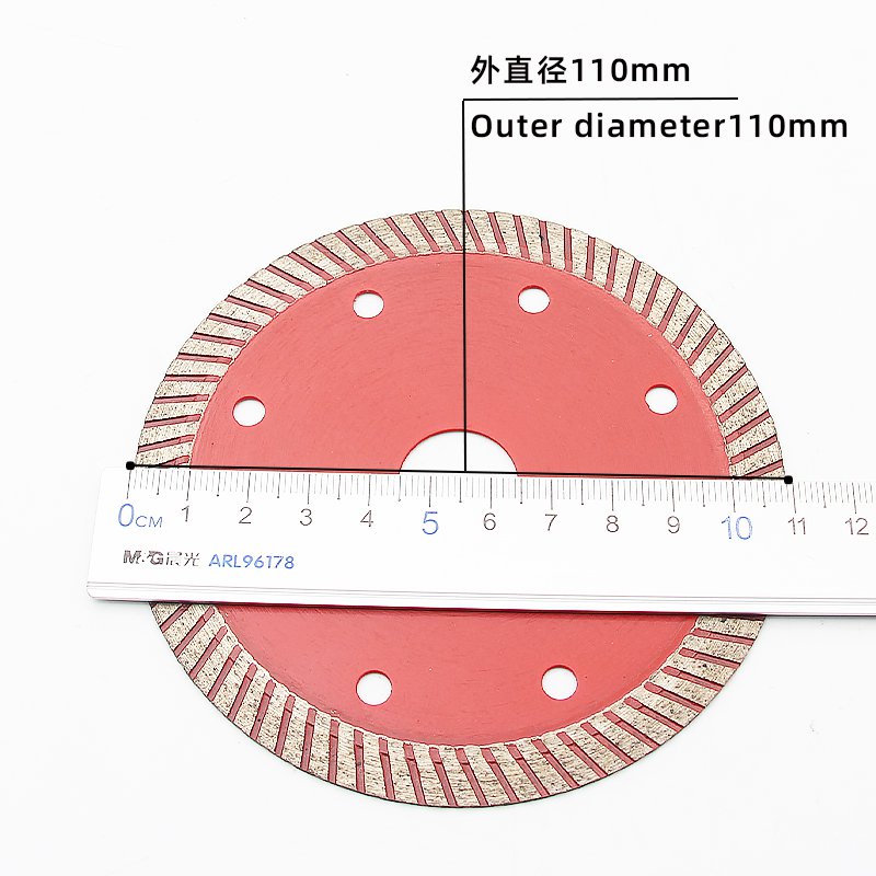 110mm 72齿波纹陶瓷切割锯片
