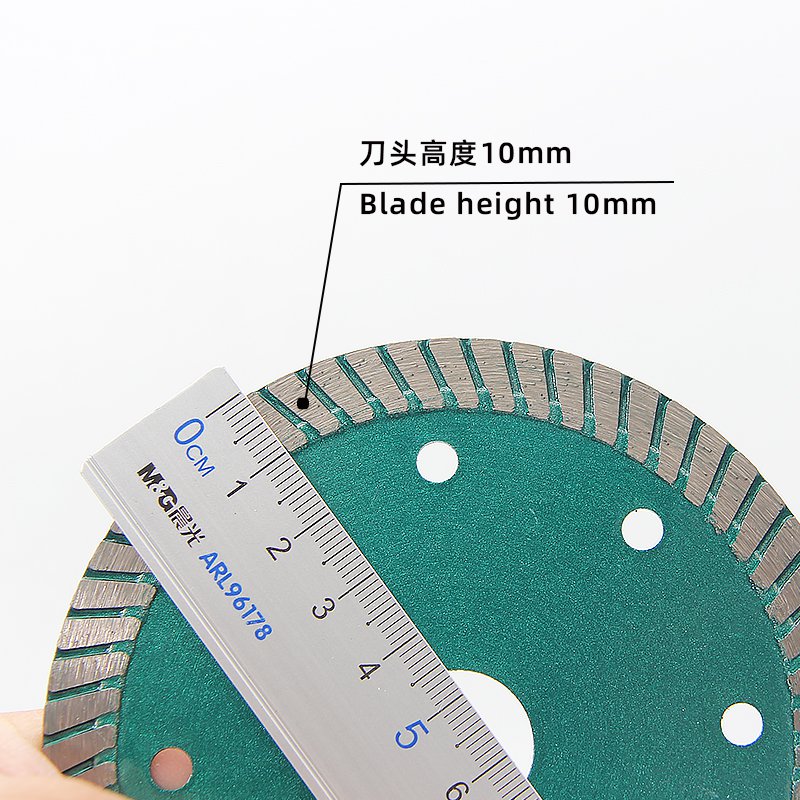 110mm波纹陶瓷锯片，1.1mm厚