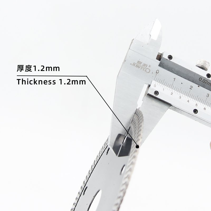 110mm黑色网纹陶瓷切割锯片