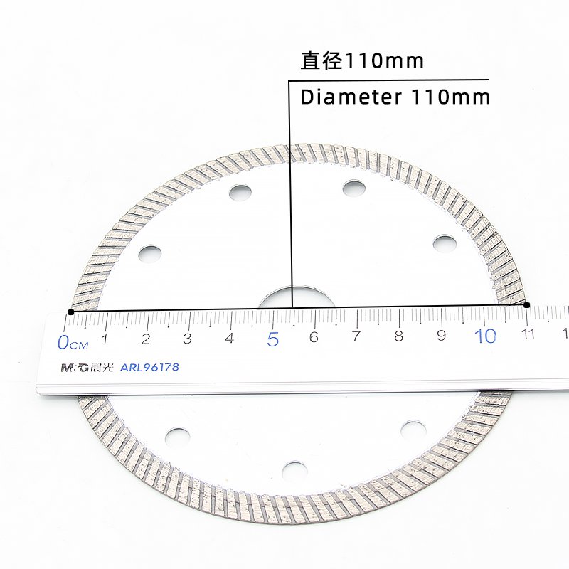 110mm细波纹瓷砖锯片，7mm刀头
