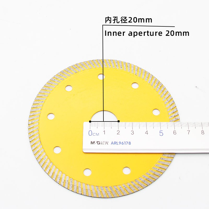110mm黄色细波纹瓷砖锯片