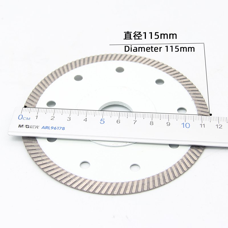 115mm细波纹加厚法兰瓷砖锯片