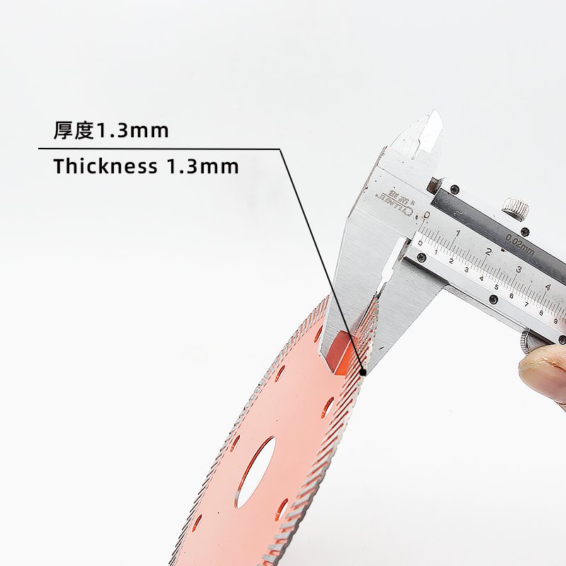 125mm薄型波纹瓷砖锯片，10mm刀头