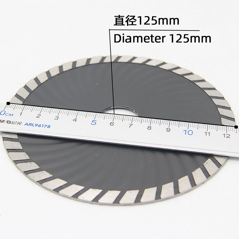 125mm波纹石材锯片，1.8mm厚