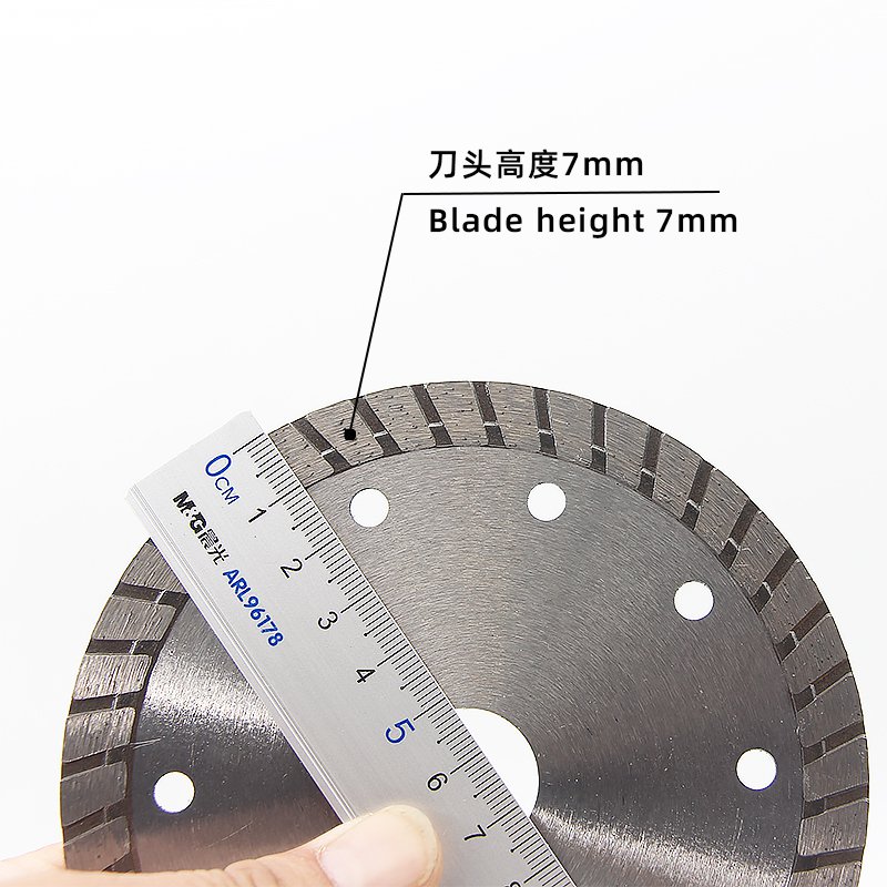125mm波纹石材锯片，1.5mm厚