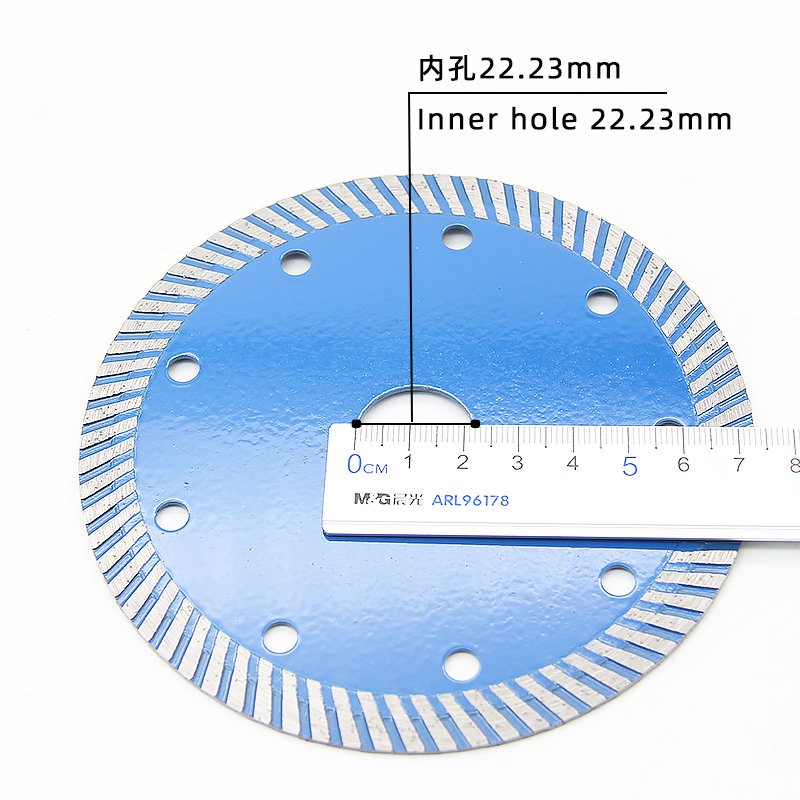 125mm波纹石材瓷砖锯片，7mm刀头