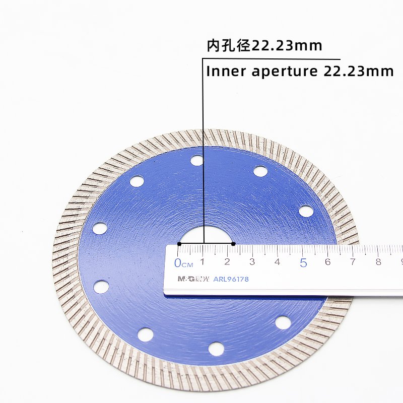 125mm细波纹瓷砖锯片，10mm刀头