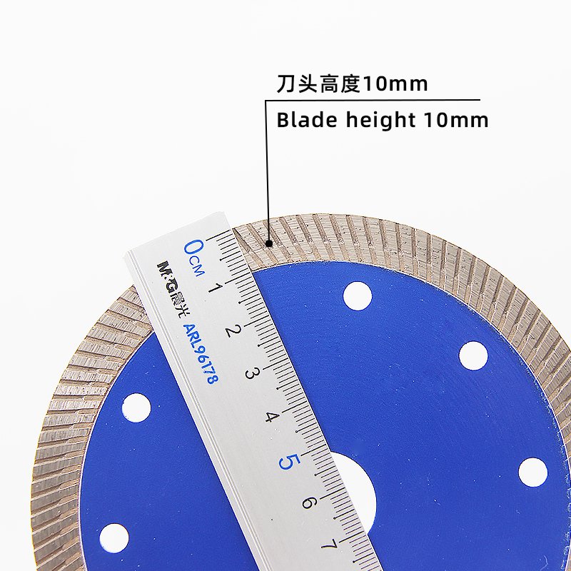 125mm细波纹瓷砖锯片，10mm刀头